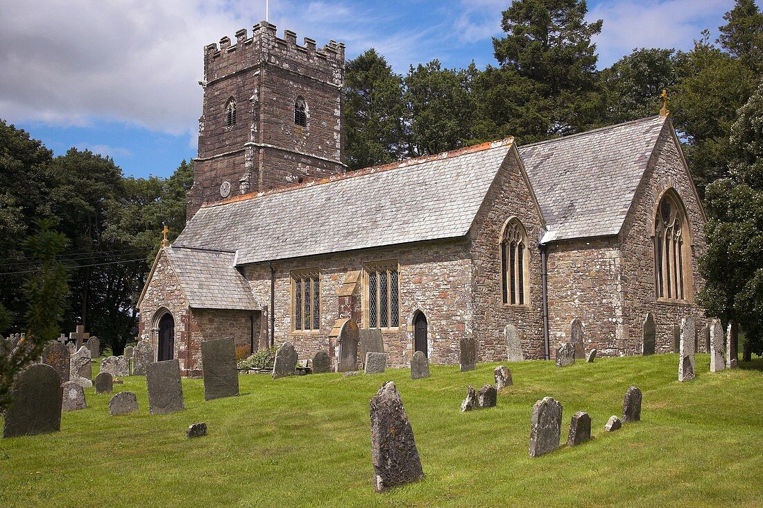 Exford Church Exmoor Somerset