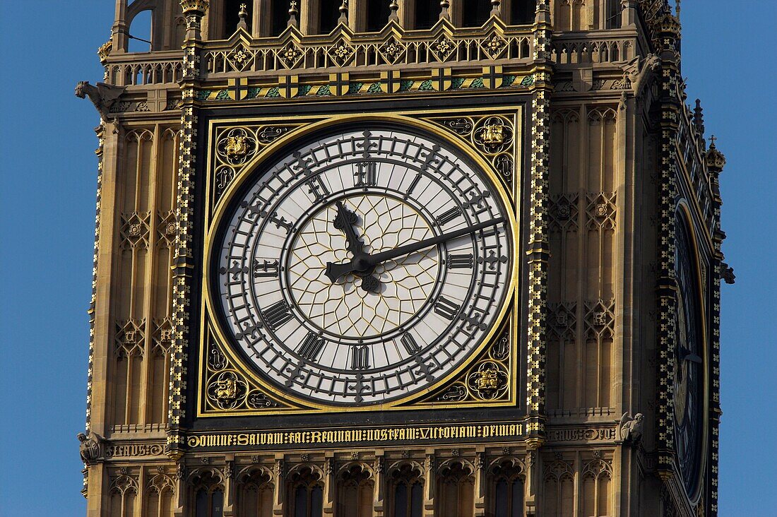 Big Ben is the Clock Tower of the Palace of Westminster, it houses the worlds largest four faced chiming clock, in the second largest free standing clock tower in the world