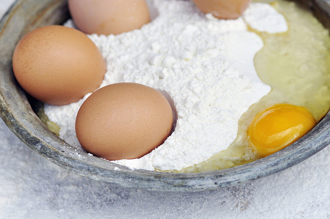 Eggs, Flour