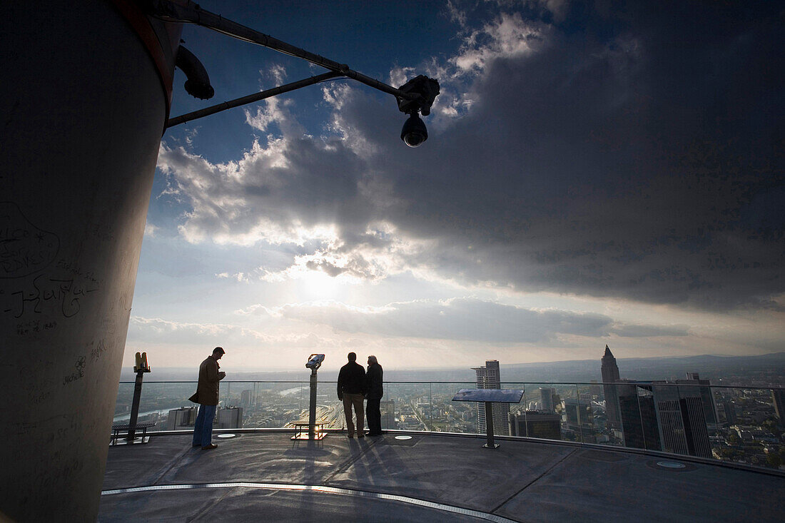 View from Maintower, Frankfurt am Main, Hesse, Germany