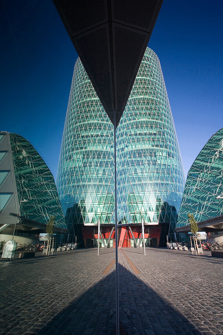 Westhafentower, Frankfurt am Main, Hesse, Germany