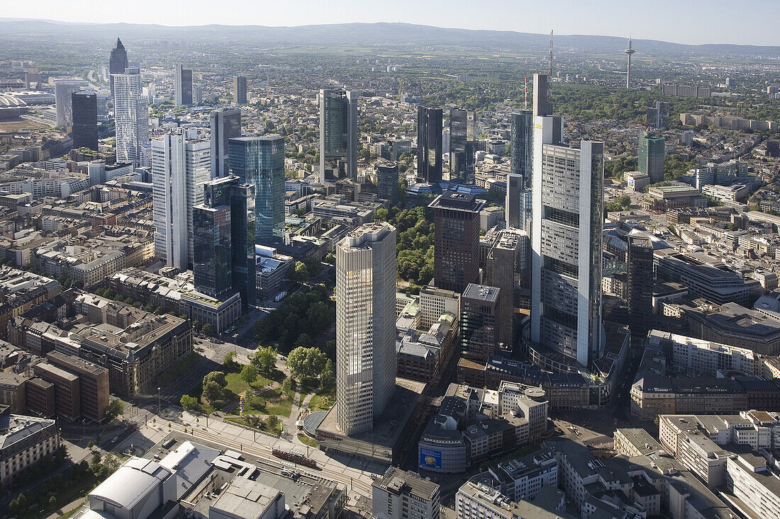 Center, bank quarter, Frankfurt am Main, Hesse, Germany