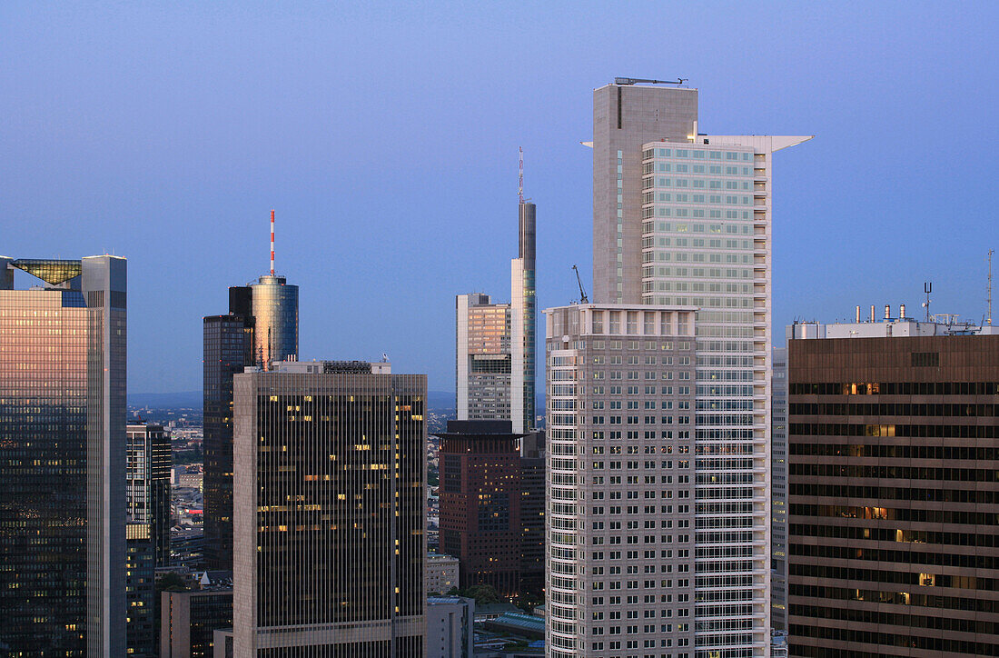 Financial district,  Frankfurt am Main, Hesse, Germany