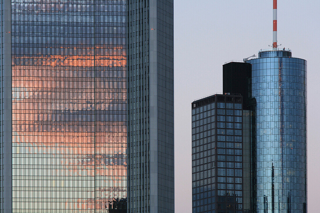 DEKA building and Maintower (right), Frankfurt am Main, Hesse, Germany