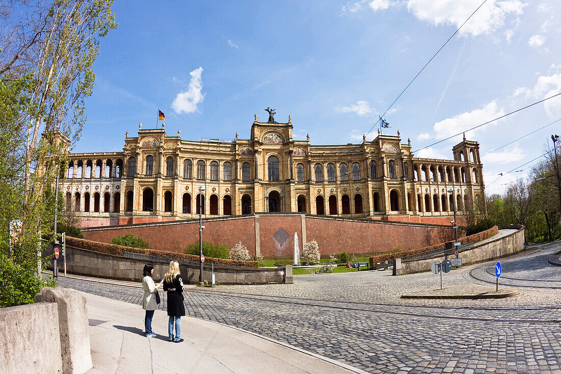 Maximilianeum, Bavarian Landtag, Munich, Upper Bavaria, Germany