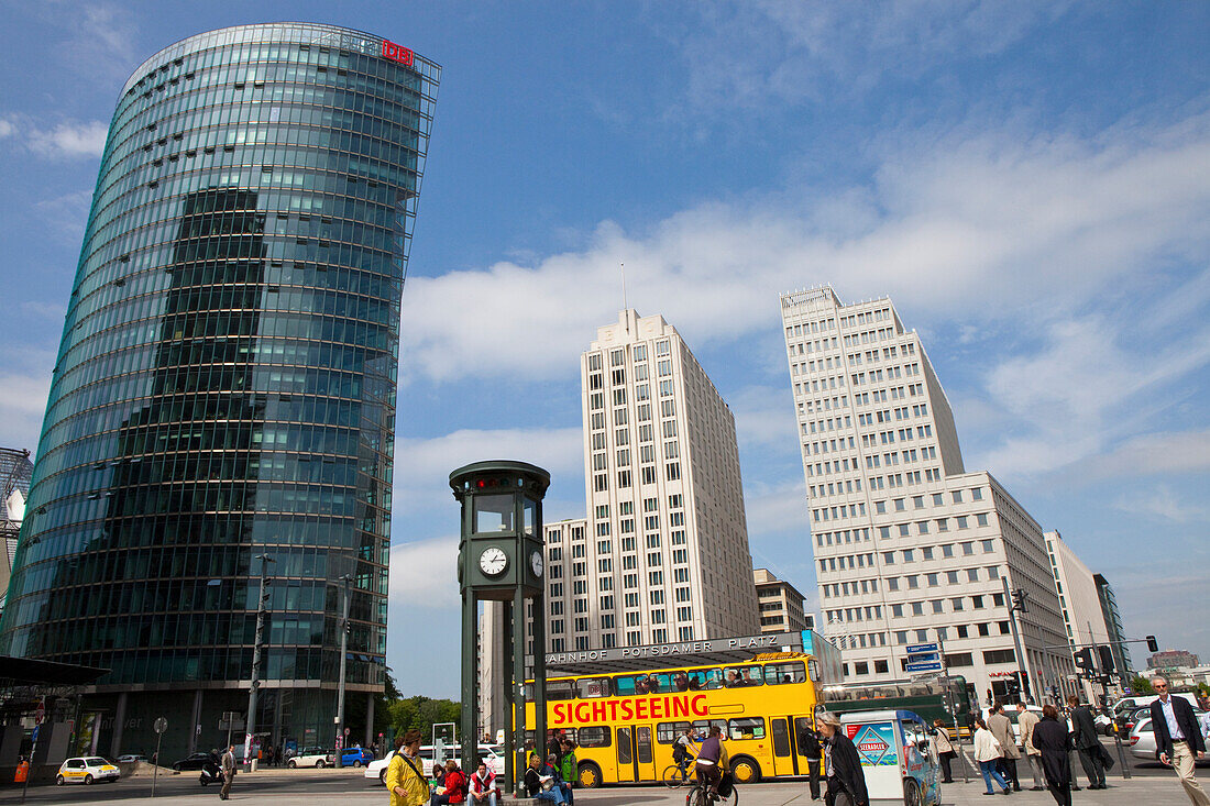 Bahn Tower and Beisheim Center at Potsdamer Platz, Berlin, Germany