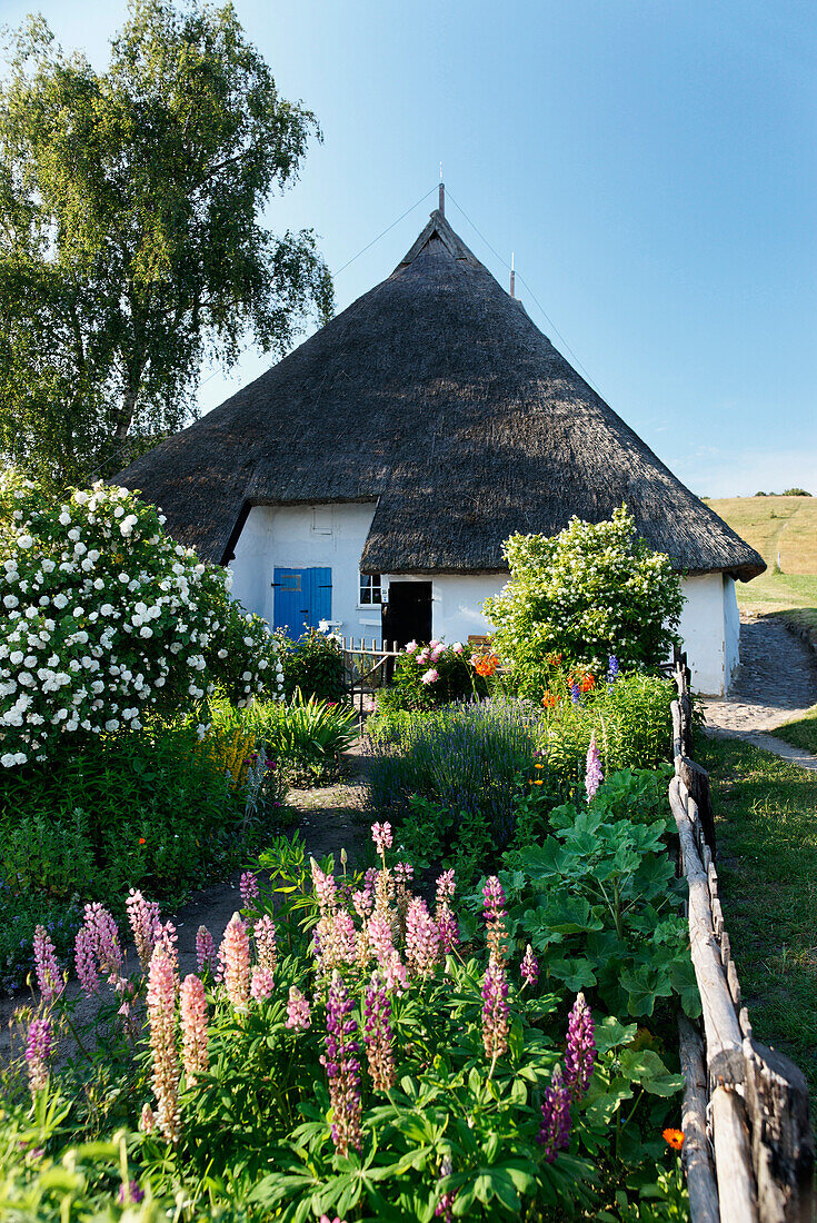 Clergy Widows' House, Gross Zicker, Ruegen, Mecklenburg-Vorpommern, Germany