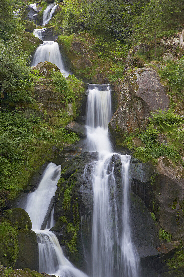 Triberg-cascades at Triberg, Black Forest, Baden-Württemberg, Germany, Europe