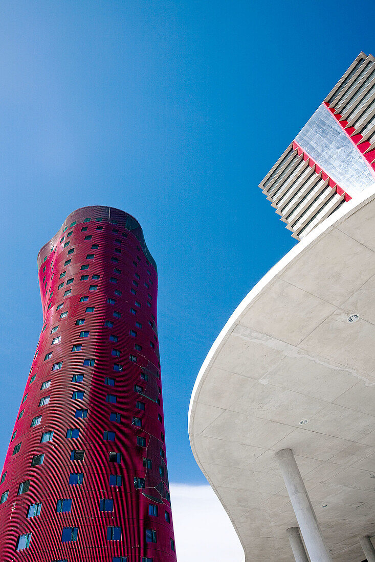 Toyo Ito Torres Fira, New Financial Quarter in Hospitalet de Llobregat, Barcelona, Spain