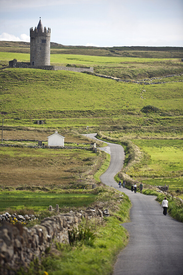 Doonagore Castle near Doolin, County Clare, Ireland