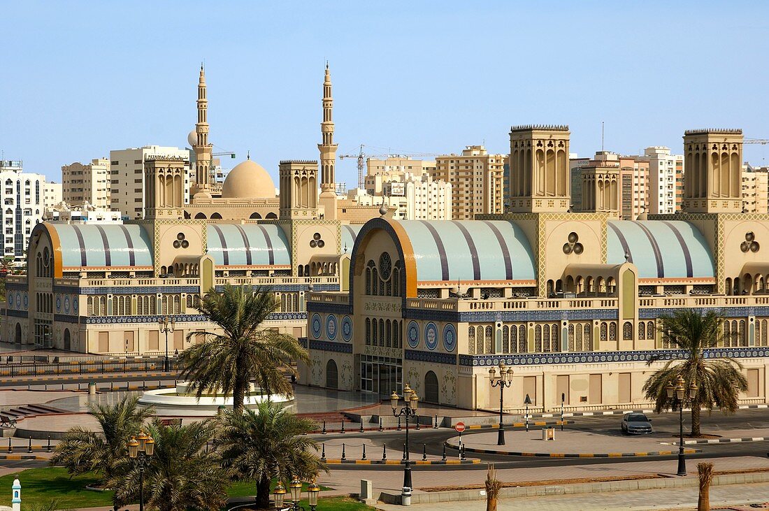 Souq al-Markazi , the Blue Souk, central market in Sharjah, Emirate of Sharjah, United Arab Emirates