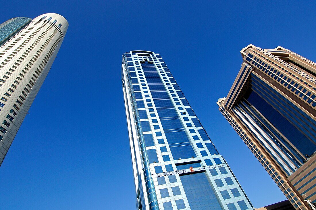 f l t r  Park Place Tower, API World Tower, Fairmont Tower, skyscrapers in Sheikh Zayed Road, Dubai, United Arab Emirates