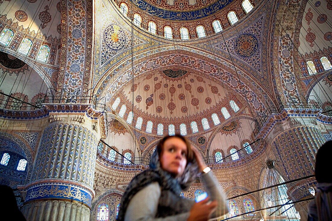 Sultan Ahmet, Blue Mosque  Istanbul  Turkey