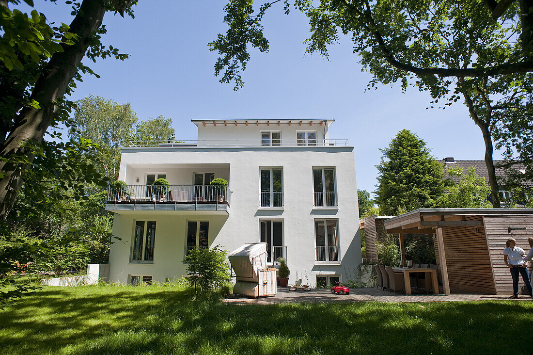 One family house with terrace, Hamburg, Germany