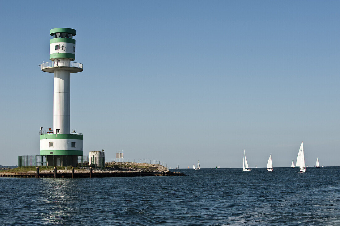 Lighthouse, Kiel Bay, Kiel-Friedrichsort, Schleswig-Holstein, Germany