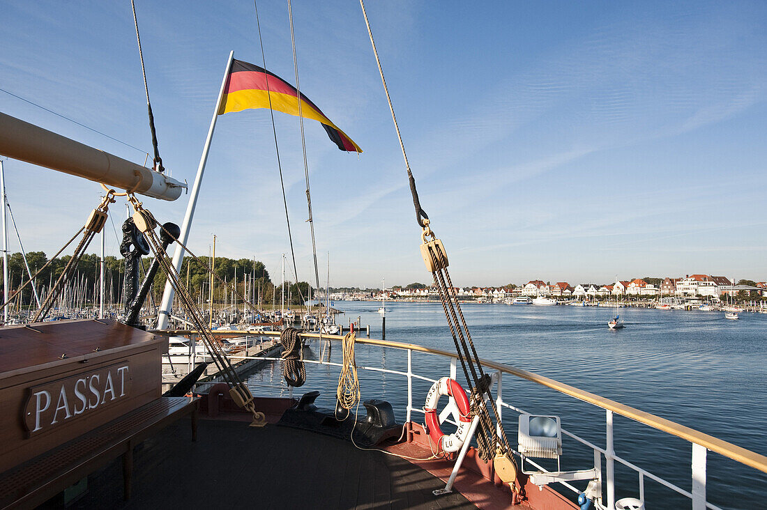 Ship Passat in habor of Travemunde, Lubeck, Schleswig-Holstein, Germany