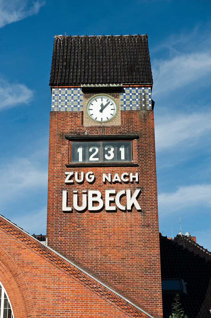 Bahnhof, Travemünde, Lübeck, Schleswig-Holstein, Deutschland