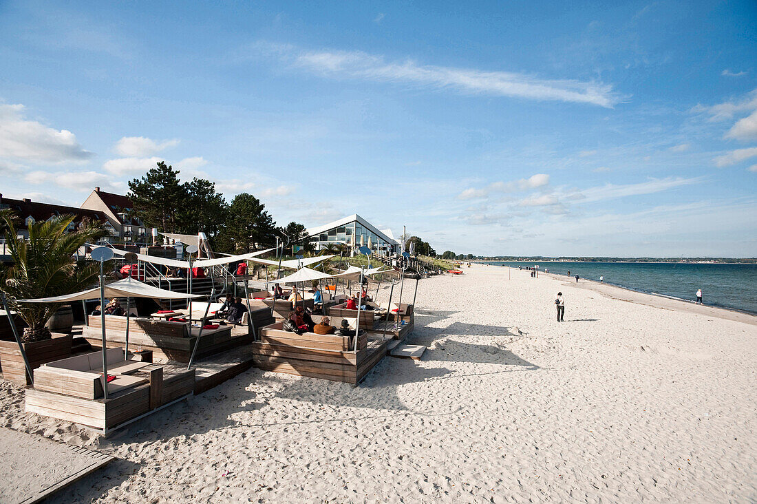 Beach promenade, Scharbeutz, Schleswig-Holstein, Germany