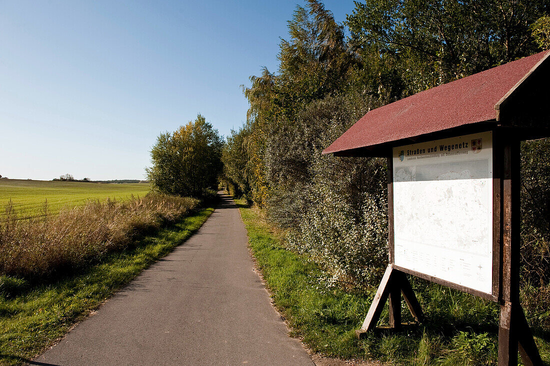 Information panel, Priwall, Travemunde, Lubeck, Schleswig-Holstein, Germany