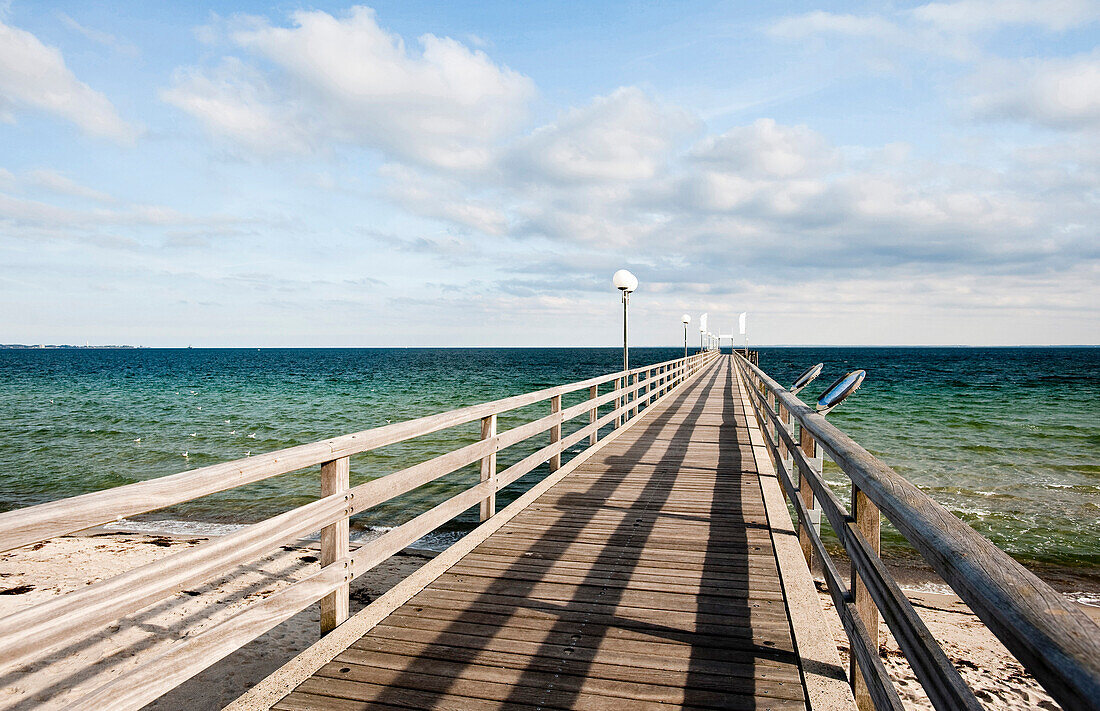 Pier, Scharbeutz, Schleswig-Holstein, Germany