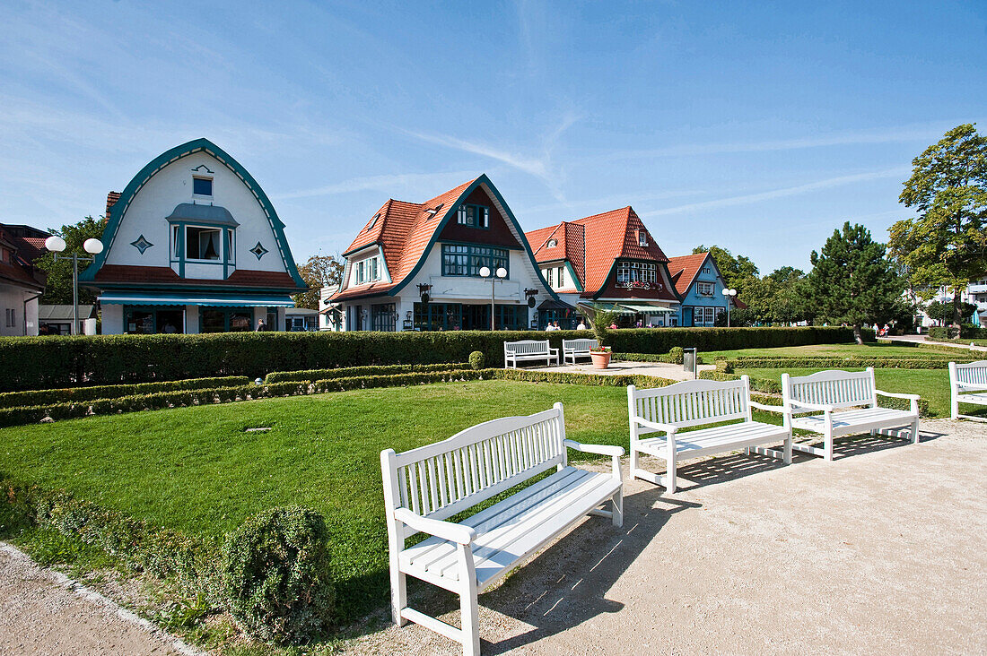 Seaside promenade, Boltenhagen, Bay of Mecklenburg, Mecklenburg-Vorpommern, Germany