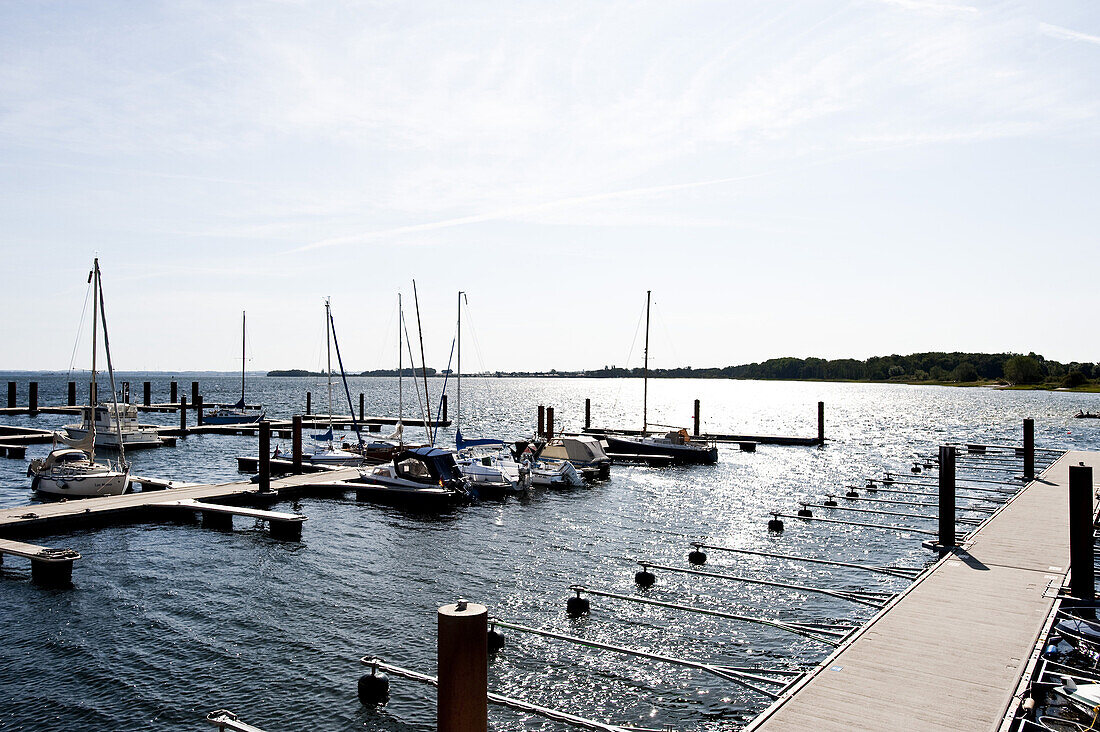 Marina of Wohlenberg, Klutz, Mecklenburg-Vorpommern, Germany