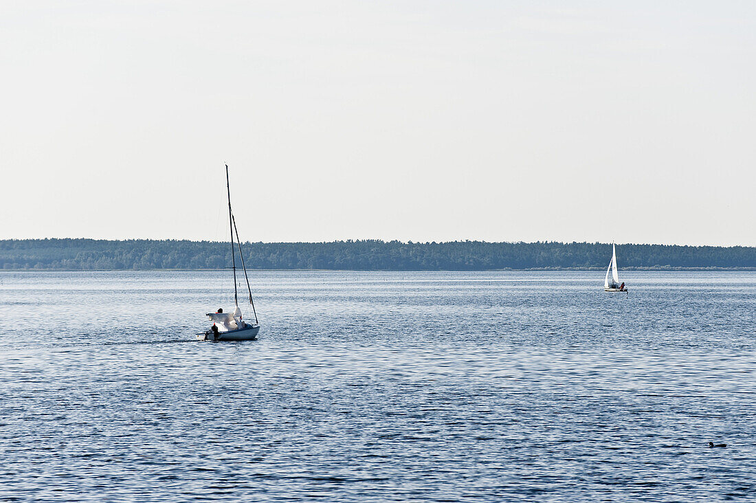 Boote in der Wismarbucht, Ostseebad Rerik, Mecklenburg-Vorpommern, Deutschland