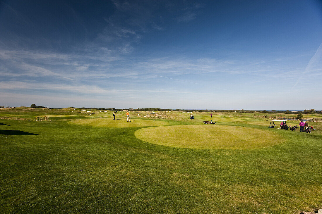 Golf course, Wittenbeck, Mecklenburg-Vorpommern, Germany