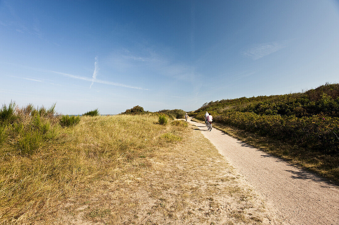 Bikeway, Hohe Dune, Warnemunde, Rostock, Mecklenburg-Vorpommern, Germany