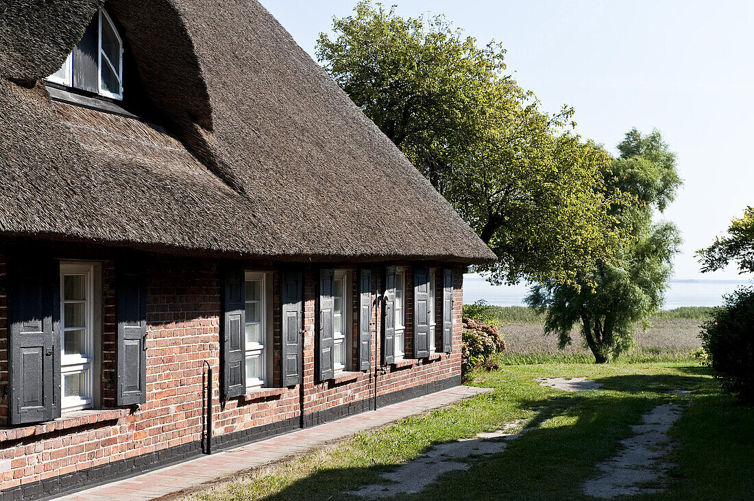 Reetdachhaus, Ostseebad Wustrow, Fischland-Darß-Zingst, Mecklenburg-Vorpommern, Deutschland