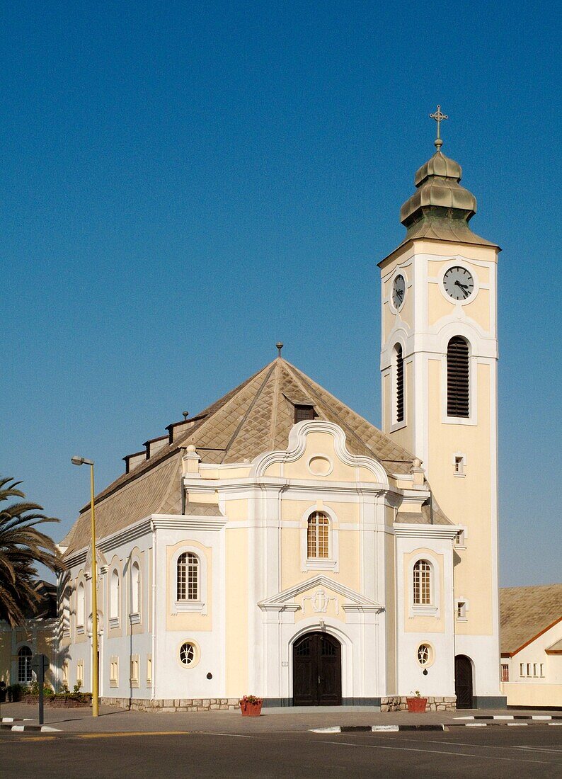 Namibia - The Evangelical Lutheran Church in the seaside town of Swakopmund was built in 1911