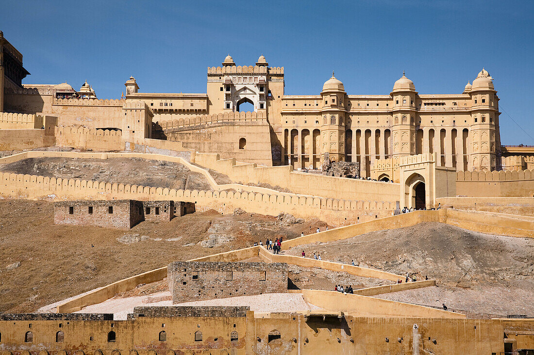 Amber Palace, also known as Amber Fort, Amber, near Jaipur, Rajasthan, India