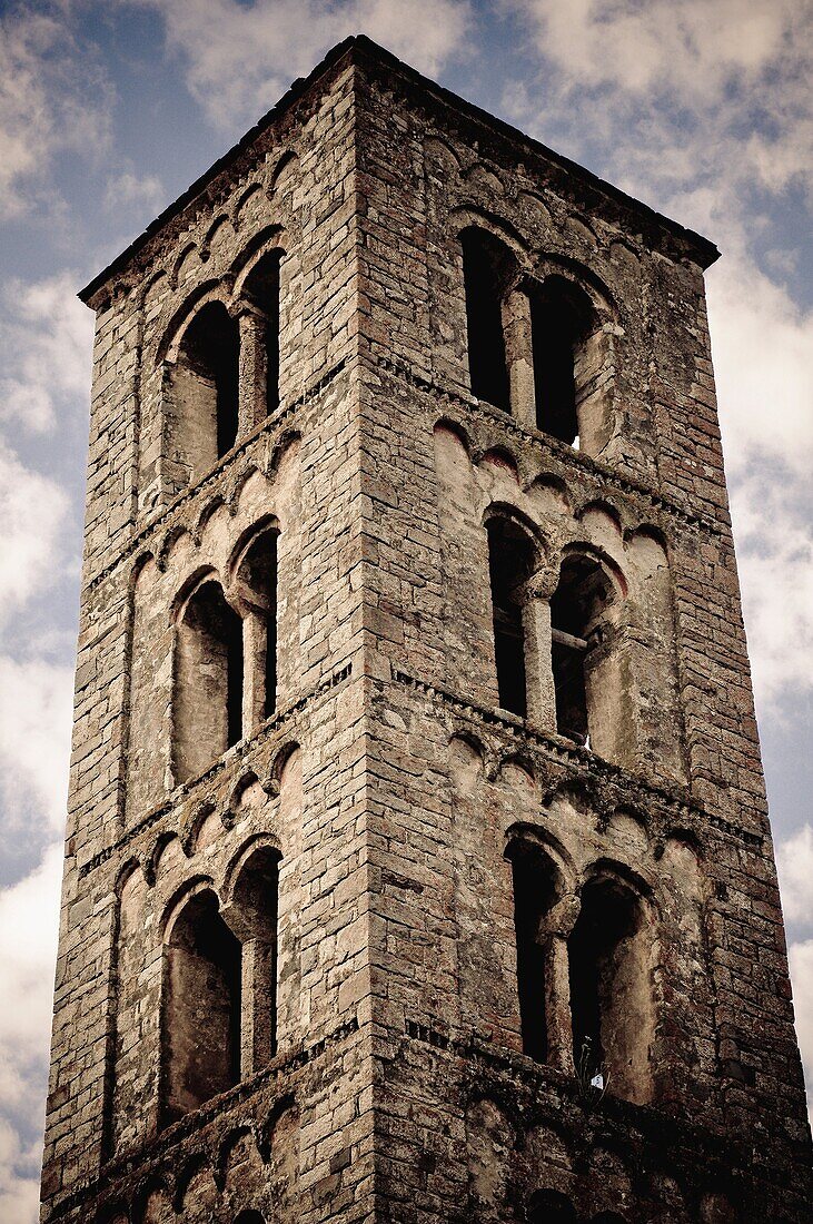 Romanesque bell tower of  Sant Climent de Taüll.