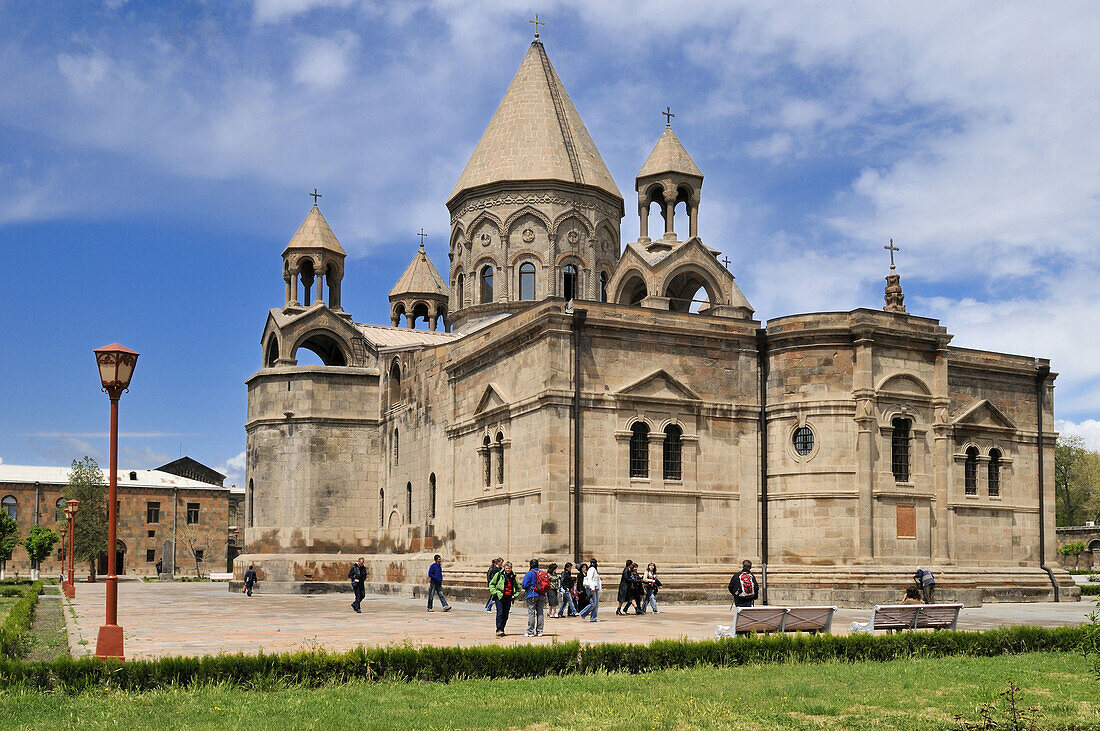 historic armenian orthodox main cathedral, UNESCO World Heritage Site, Echmiadzin, Armenia, Asia