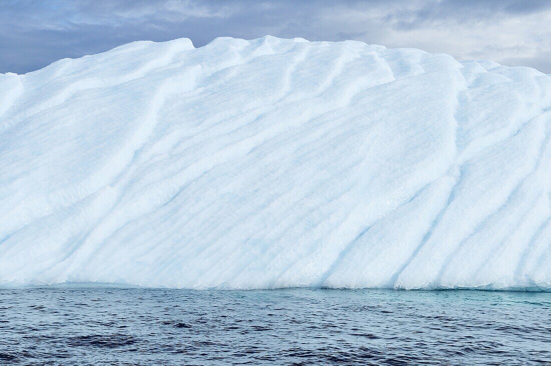 texture of an iceberg at Saglek Fjord, Torngat Mountains National Park, Newfoundland and Labrador, Canada