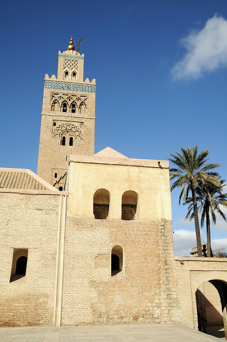 Morocco, Marrakech  Minaret of Koutoubia