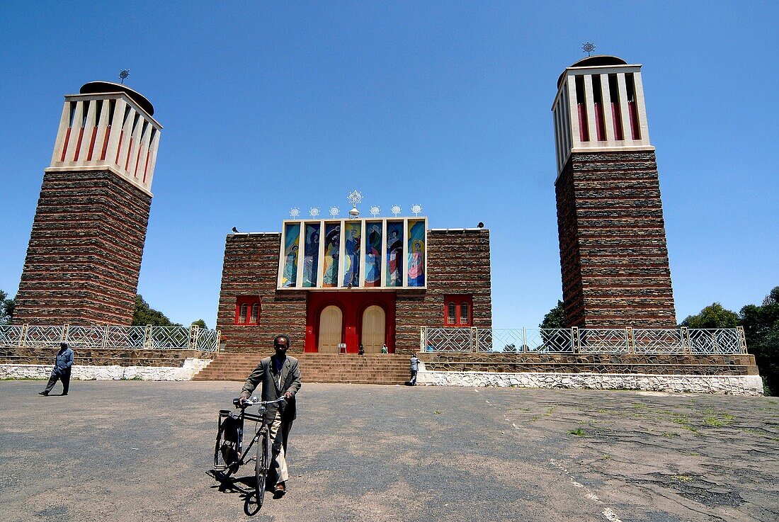 Africa,Eritrea,Asmara,Copta Enda Mariam Cathedral