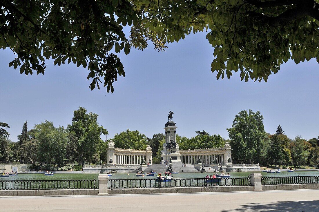 Parque del retiro, Madrid, Spain, Europe