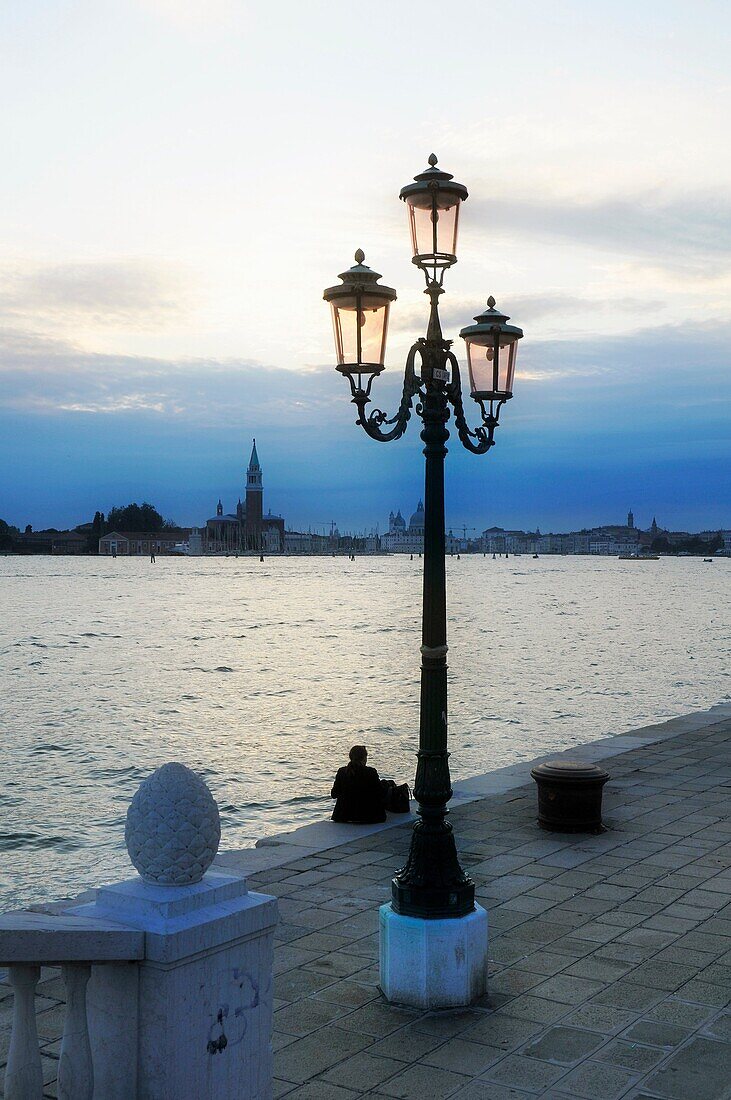 Sunset in Venice, Italy, Europe, UNESCO World Heritage