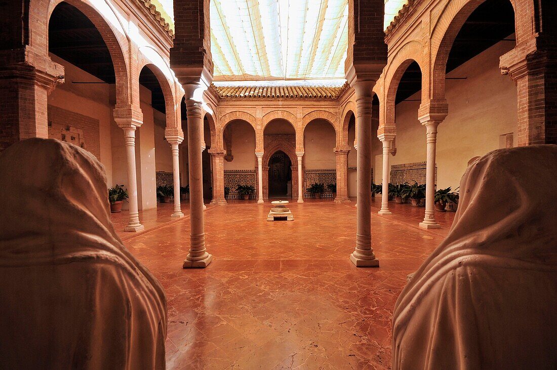 Cloister of La Cartuja Monastery, Sevilla, Andalucía, Spain, Europe october-2009