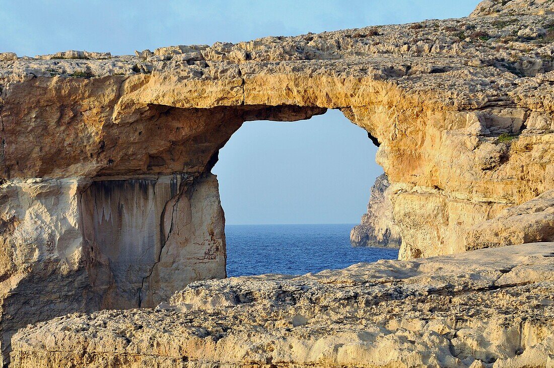 It-Tieqa, Zerka Window, Azure Window, Dwejra, Gozo island, Malta, Europe, november 2009