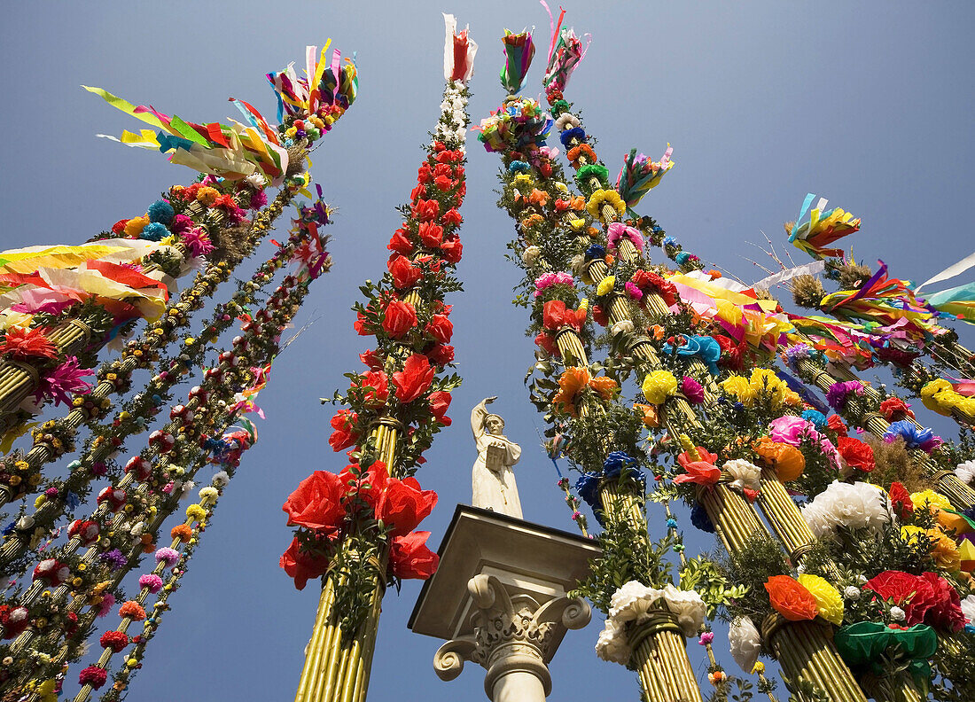 Easter Sunday, tallest Palms Contest in Lipnica Murowana, Poland
