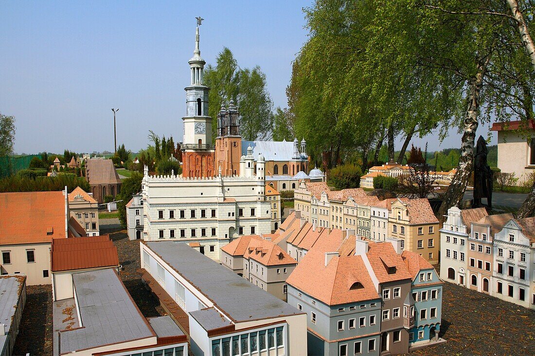 Pobiedziska Miniature Open Air Museum, Poznan model, Wielkopolska, Poland
