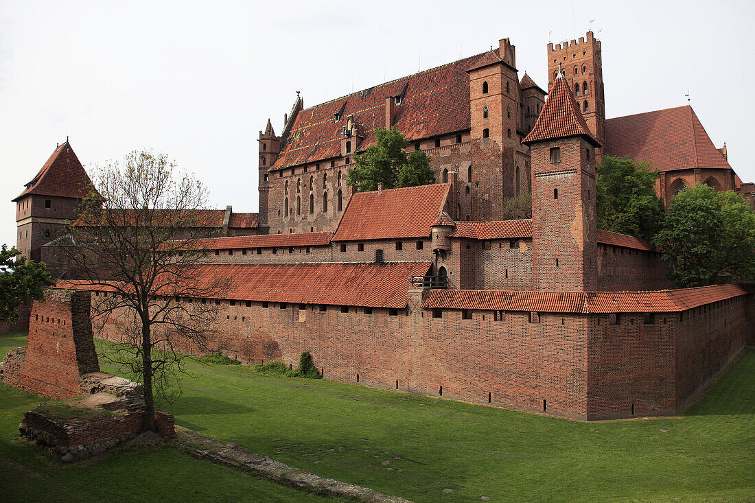 Poland, Pomerania, Malbork Castle