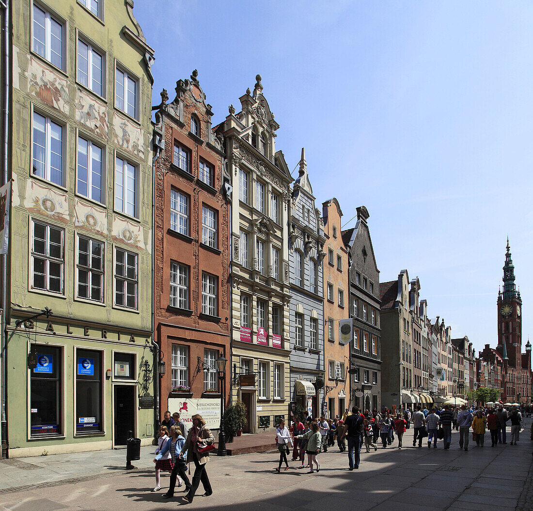 Poland, Gdansk, Long Street