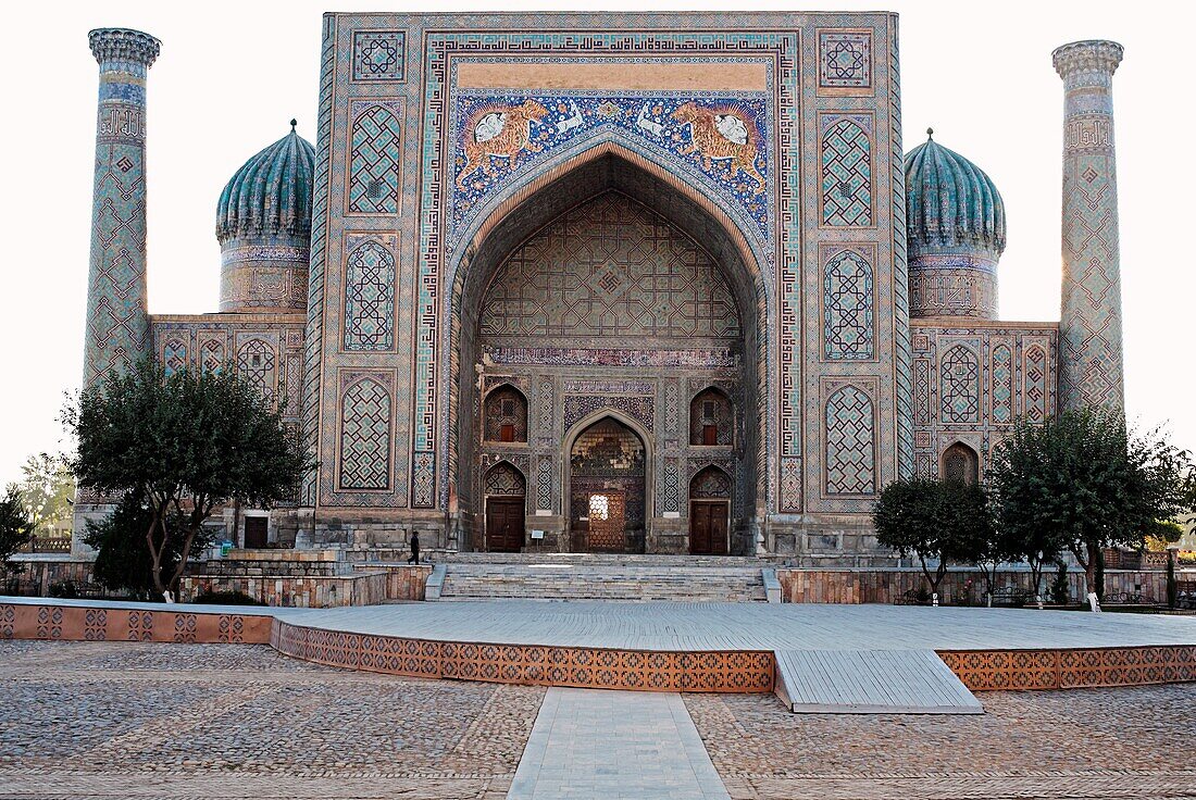 The Shyr Dor Madrasah, Registan Square, Samarkand, Uzbekistan