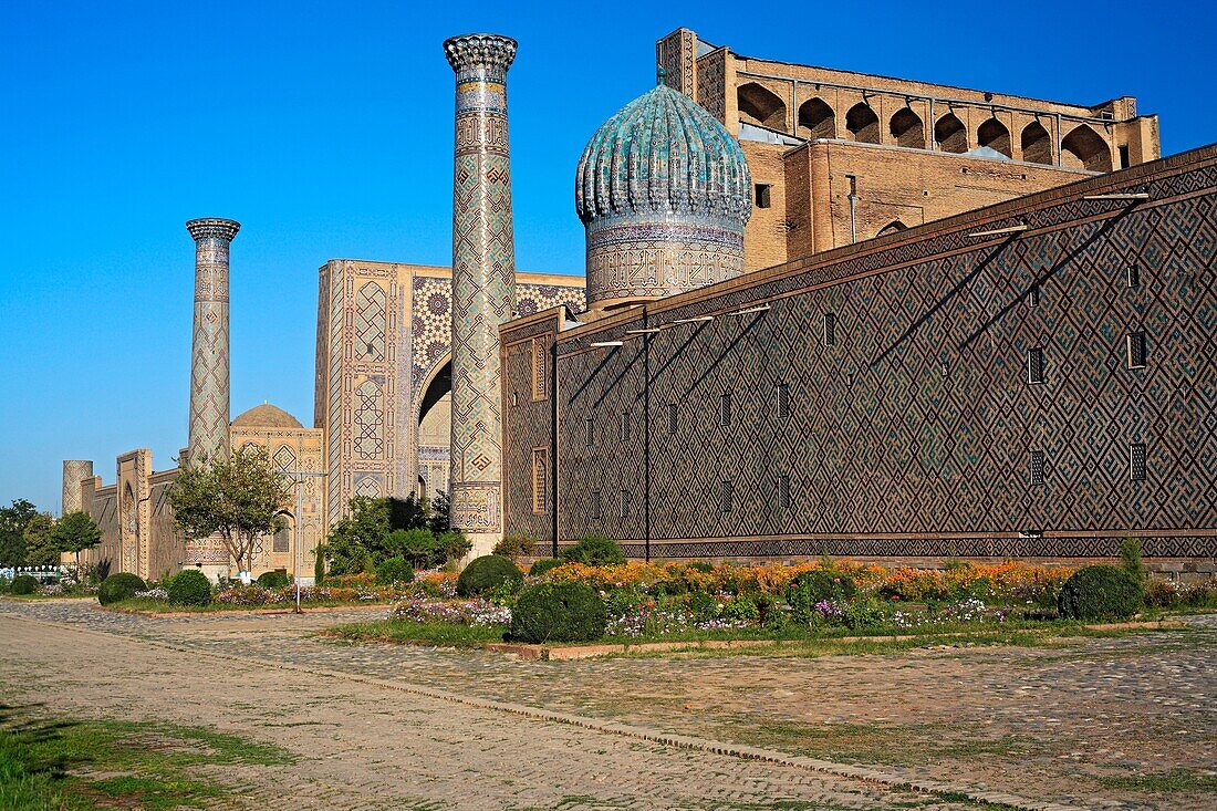 The Shyr Dor Madrasah, Registan Square, Samarkand, Uzbekistan