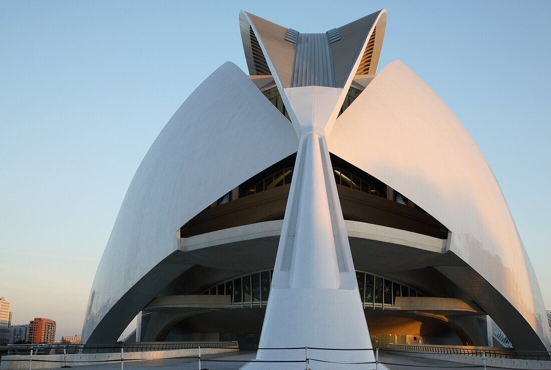 Reina Sofia Opera House by Calatrava, Science and Arts City, Valencia, Spain