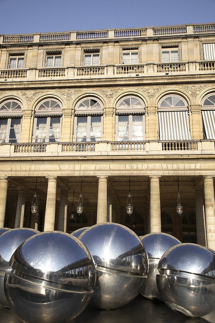 Courtyard of Palais Royal, Paris, France