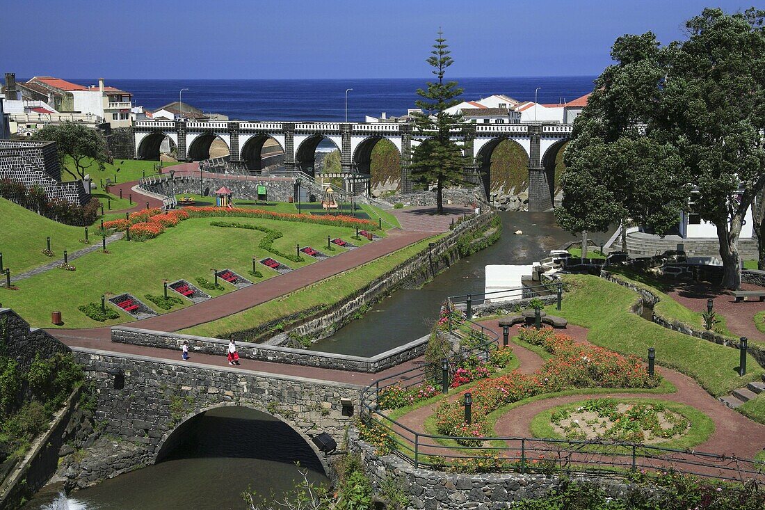 The city gardens in Ribeira Grande  Sao Miguel island, Azores